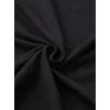 Kadın Leopar Desenli Fiyonklu Baskılı T-Shirt Kısa Kol Bisiklet Yaka Oversize Tişört - Siyah