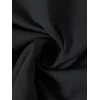 Kadın T-Shirt Ördek Baskılı Bisiklet Yakalı Kısa kol Tişört - Siyah