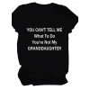 Kadın Baskılı Tişört Kısa Kol Bisiklet Yaka T-shirt - Siyah