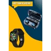 Kaliteli Akıllı Saat ve Kaliteli Bluetooth Kulaklık ANC Özelliği Uzun Pil Ömrü