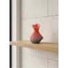Kalp Tasarımlı Modern Dekor Vazo 15 cm Şık ve Estetik Görünüm