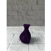 Kalpli Mor Mini Vazo 5 cm Dekoratif Masa Üstü Aksesuar