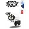 Kamera Görünümlü Led Lamba Dönebilen Bahçe Aydınlatması Duvar Lambası