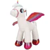 42 Cm Yumuşak Peluş Kanatlı Unicorn At Figürü Rengarenk Hediye Peluş Oyuncak BX-313550