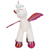 42 Cm Yumuşak Peluş Kanatlı Unicorn At Figürü Rengarenk Hediye Peluş Oyuncak BX-313550