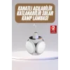 Katlanabilir Askılı Kamp Lambası 5 Kanatlı Pratik Güneş Enerjili
