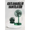 Katlanabilir Teleskopik Şarjlı Fan Masaüstü Soğutucu Vantilatör