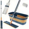 Katlanabilir Temizlik Mopu ve Tekerlekli Kova Seti
