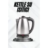 Kettle Su Isıtıcı C F Priz Uyumlu 220 - 240 V Paslanmaz Çelik Kablolu