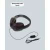 Kırmızı Gaming Headset Mikrofonlu Sağlam Kablolu Konforlu