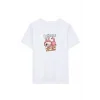 Kız Labubu Çocuk Baskılı T-Shirt - Beyaz