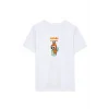 Kız Labubu Çocuk Baskılı T-Shirt - Beyaz