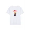 Kız Labubu Çocuk Baskılı T-Shirt - Beyaz
