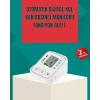 Kol Tipi LCD Ekranlı Elektronik Tansiyon Monitörü
