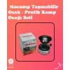 Kolay Ayarlanabilir Alevli ve Güvenli Metal Kamp Ocağı
