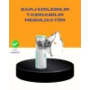 Kompakt Boy Şarjlı Taşınabilir Nebulizatör Cihazı