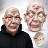 Korkunç Yaşlı Adam Gerçekçi İhtiyar Maske Bx40