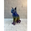 Koyu Rainbow Kedi Biblo Modern Salon ve Raf Dekoru