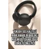 Kulak Üstü Kablosuz Bluetooth Kulaklık Gürültü Önleyici Ayarlanabilir