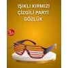 Kutlama ve Etkinliklere Özel LED Işıklı Gözlük
