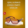 Kutlama ve Etkinliklere Özel LED Işıklı Gözlük