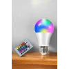 Led Ampul Enerji Dostu RGB Işıklı 100W Led Işık