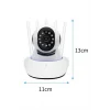 LED Aydınlatmalı 5 Antenli Motorlu 1080P Wifi Kamera Sensörlü