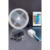 Led Işık 5 Metre Şerit Led RGB Işıklı