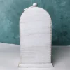 LED Işıklı Eskitme Şömine Saat