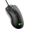 LENOVO LECOO MS109 Usb+Kablolu 6400DPI+8 Tuşlu RGB Aydınlatmalı Siyah Gaming Mouse