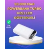 Lightning ve Type-C Girişli 50000mAh Powerbank