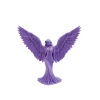 Lila Melek Biblo 3D Dekoratif Angel Figür Ev Aksesuarı