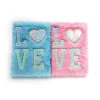 LOVE Tasarımlı Peluş Hatıra Defteri