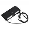 Lozan Strap 6.5 inch Uyumlu Deri Kartlıklı Kılıf ERC1 Siyah