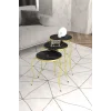 Lükens Zigon Sehpa Bendir Siyah