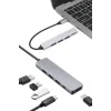 Macbook Pro/air Uyumlu USB Type-C 8 In 1 Hub Dönüştürücü Çevirici Çoklayıcı USB Hdmı Micro Sd 8 Girişli
