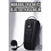Makaralı Bluetooth Kulaklık Çağrı Cevaplama Kablolu Uzun Pil Ömrü