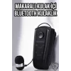 Makaralı Bluetooth Kulaklık Çağrı Cevaplama Kablolu Uzun Pil Ömrü