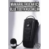 Makaralı Bluetooth Kulaklık Çağrı Cevaplama Kablolu Uzun Pil Ömrü