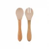Mama Kaşığı ve Çatal Seti Bubble Beige