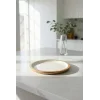 Mango Agacı Pasta Tabağı & Sunum Tabağı 20 Cm Krem