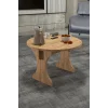 Mantar Orta Sehpa Çam Kahverengi