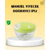 Manuel Yiyecek Doğrayıcı İpli Hızlı Pratik Sebze Kıyıcı