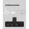 Masa Üstü Çoklu Priz USB ve Type-C Çıkışlı Güç Dağıtıcı