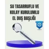 Masaj ve Yağmur Modlu Su Tasarruflu Duş Başlığı