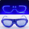 Mavi Led Işıklı Parti Gözlüğü - Neon 3 Modlu