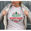 Yılbaşı Tişört MERRY CHRISTMAS from the Miller Baskılı T-shirt - Beyaz