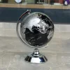 Metal Ayaklı Siyah Dünya Küresi