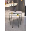 Metal Tel Zigon Beyaz 3lü