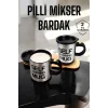 Mikser Kupa Yazılı Mug Bardak Karıştırma Özelliği